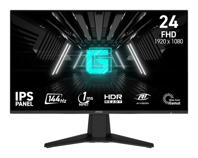 MSI G242L E14 24" FHD 1920x1080 IPS 144Hz HDR Ready FreeSync HDMI,DP Gaming Monitor (G242LE14)