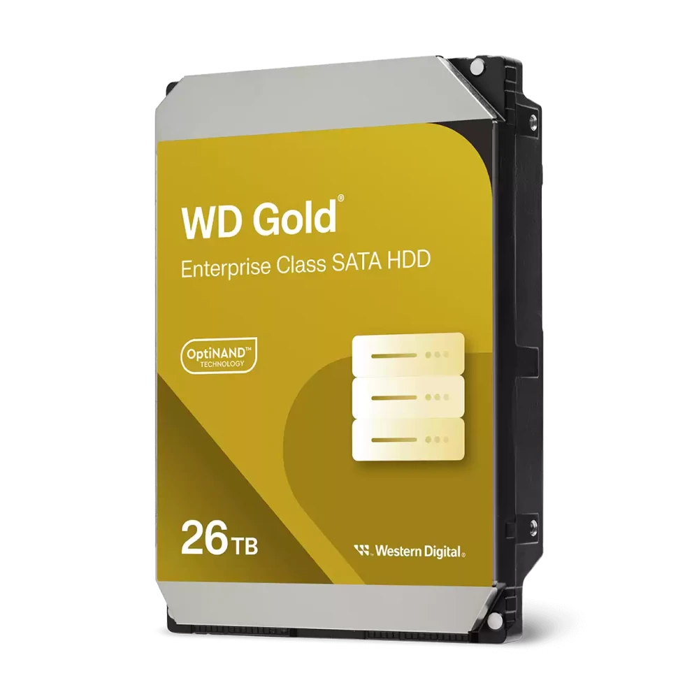 WD Gold 26TB 7200RPM 512MB Cache SATA 6Gb/s 3.5" Enterprise Class HDD Hard Drive (WD261KRYZ)