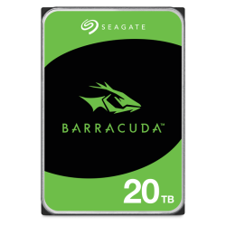 Seagate BarraCuda 3.5" 20TB 7200RPM 512MB Cache SATA 6Gb/s HDD Hard Drive (ST20000DM001)