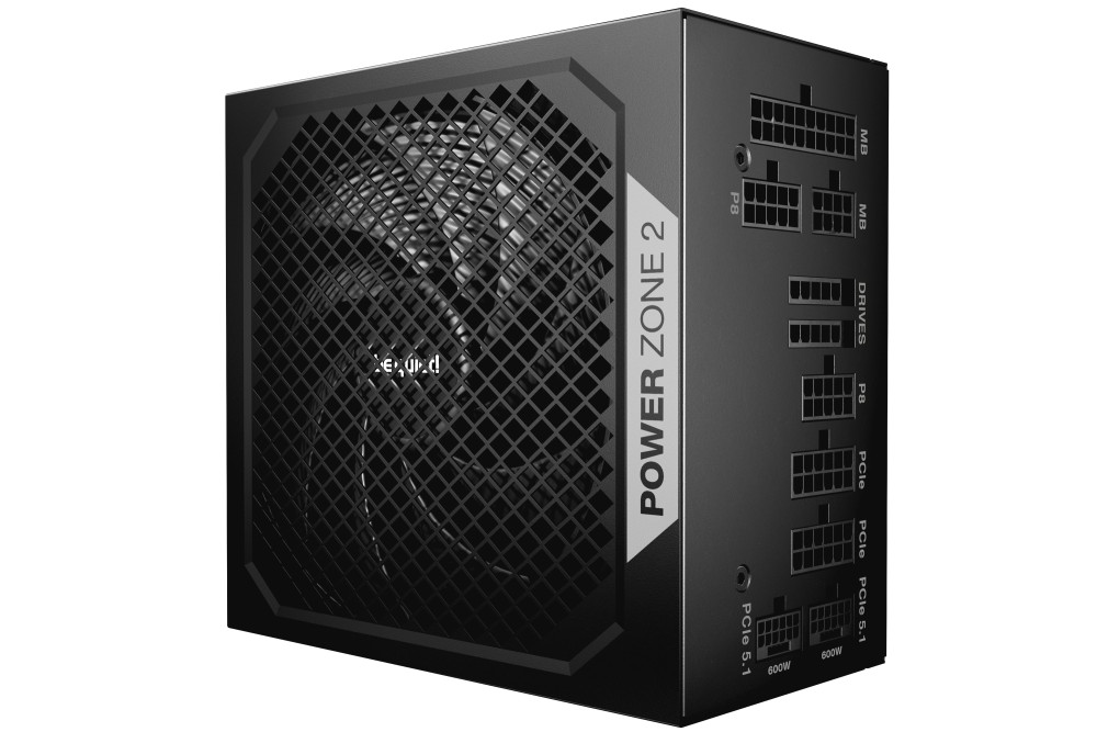 be quiet! Power Zone 2 1200W 80 PLUS Platinum PCIe 5.1 ATX 3.1 Fully Modular Power Supply (BP030US)