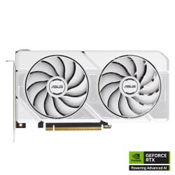 ASUS Dual GeForce RTX 5060 White OC Edition 8GB GDDR7 PCIe 5.0 1xHDMI/3xDP Carte Vidéo Blanche (DUAL-RTX5060-O8G-WHITE)