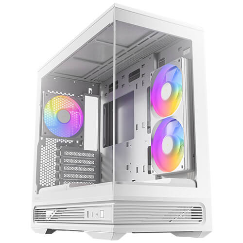 Antec Constesllation Series C2M ARGB White Micro-ATX Compact Tower Case