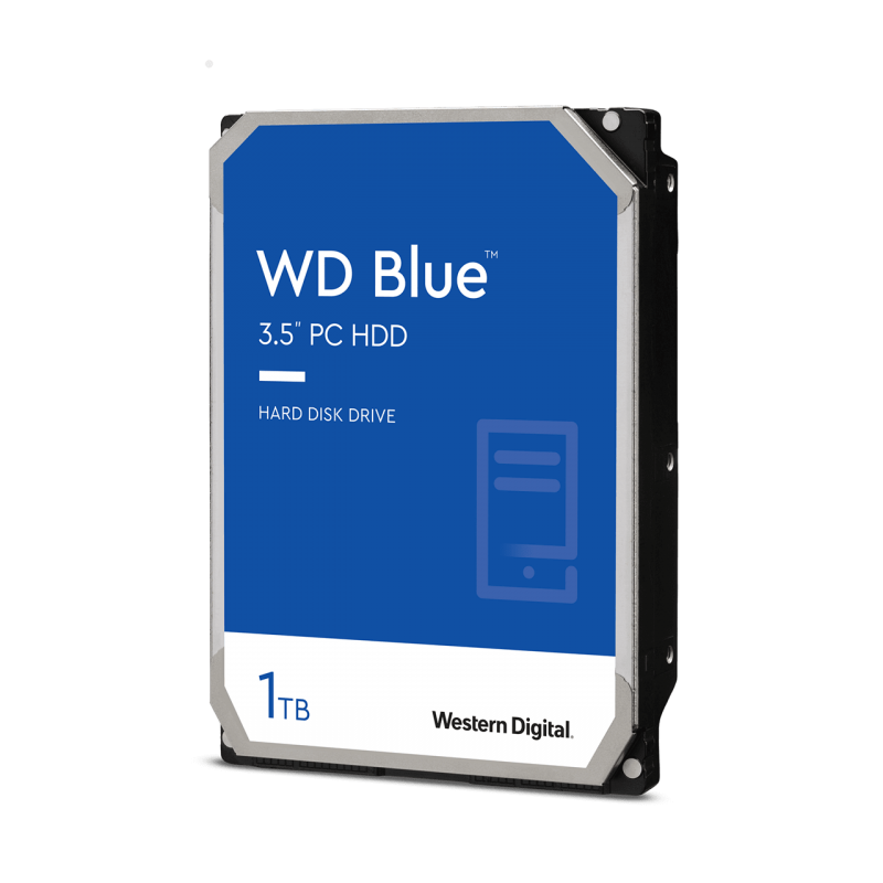 WD Blue Desktop 1TB 7200RPM 64MB Cache SATA 6Gb/s 3.5" HDD Hard Drive (WD10EZEX)