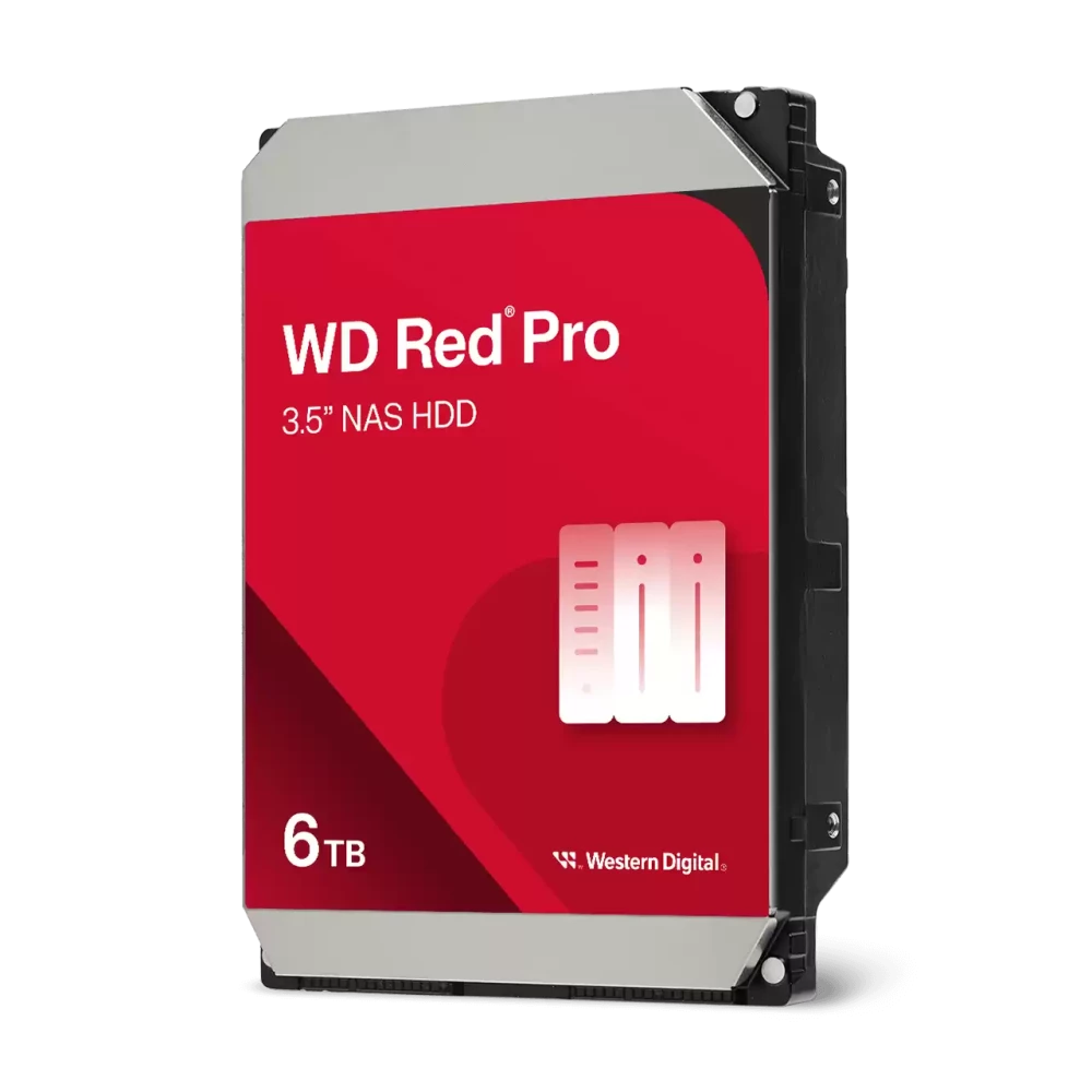 WD Red Pro 6TB 7200RPM 256MB Cache SATA 6Gb/s 3.5" NAS HDD Hard Drive (WD6005FFBX)