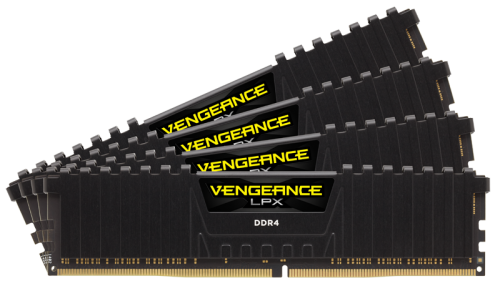 Corsair Vengeance LPX Black DDR4 2666MHz 32GB Kit (4x8GB) CL16 1.2V CMK32GX4M4A2666C16 Memory