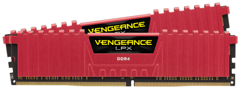 Corsair Vengeance LPX Red DDR4 2666MHz 32GB Kit (2x16GB) CL16 1.2V CMK32GX4M2A2666C16R Memory