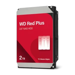 WD Red Plus 2TB 5400RPM 64MB Cache SATA 6Gb/s 3.5" NAS HDD Hard Drive (WD20EFPX)