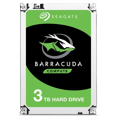 Seagate BarraCuda 3.5" 3TB 5400RPM 256MB Cache SATA 6Gb/s HDD Hard Drive (ST3000DM007)