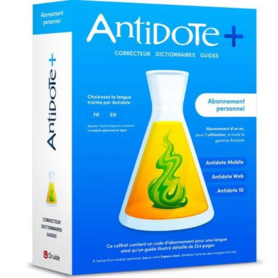 Antidote+ - 1-Year Subscription - 1 User - Box