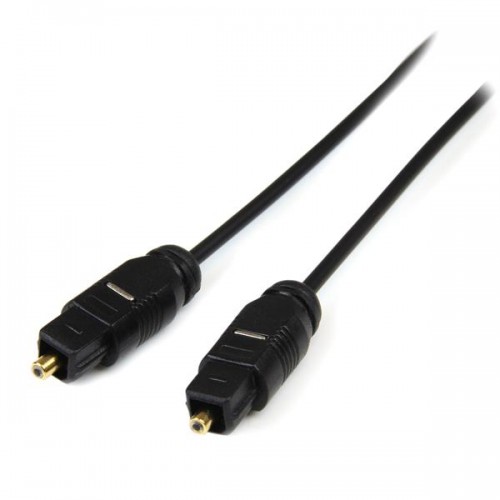StarTech.com 6 ft Toslink Digital Optical SPDIF Audio Cable (THINTOS6)