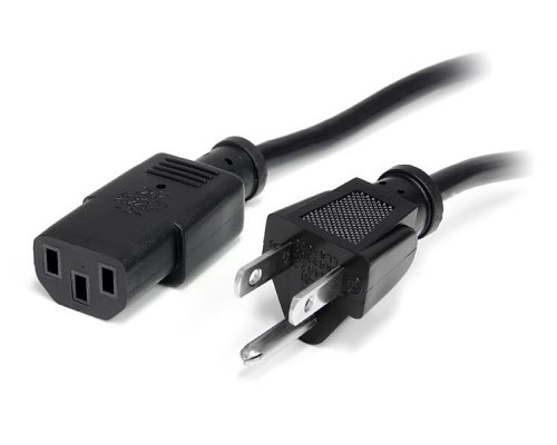 StarTech.com 3 ft Standard Computer Power Cord - NEMA5-15P to C13 (PXT101_3)