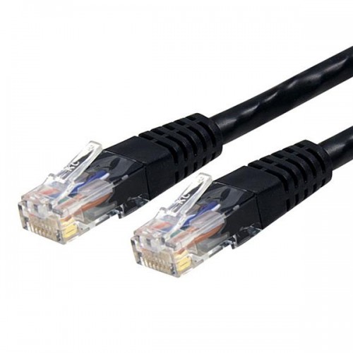 StarTech.com 100ft CAT6 Ethernet Cable - Black CAT 6 Gigabit Ethernet Wire -650MHz 100W PoE++ RJ45 UTP Molded Category 6 Network/Patch Cord (C6PATCH100BK)