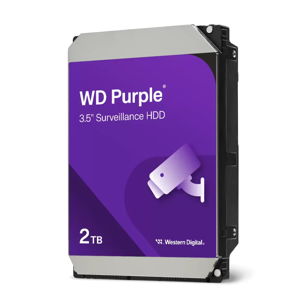 WD Purple 2TB 256MB Cache SATA 6Gb/s 3.5" Surveillance HDD Hard Drive (WD23PURZ)
