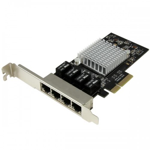 StarTech.com 4-Port Gigabit Ethernet Network Card - PCI Express, Intel I350 NIC (ST4000SPEXI)