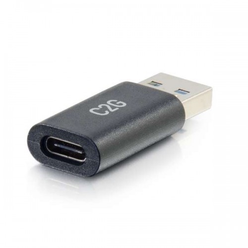C2G USB-C Female to USB-A Male SuperSpeed USB 5Gbps Adapter Converter (54427)