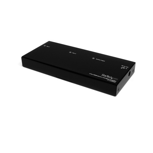 StarTech.com 2-port HDMI splitter and signal amplifier (ST122HDMI2)