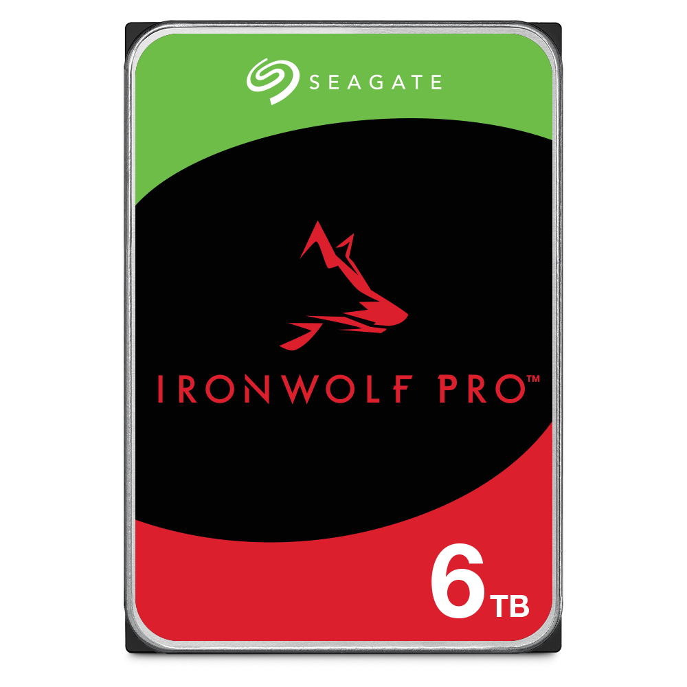 Seagate IronWolf Pro 6TB 7200RPM 256MB Cache SATA 6Gb/s 3.5" NAS HDD (ST6000NT001)