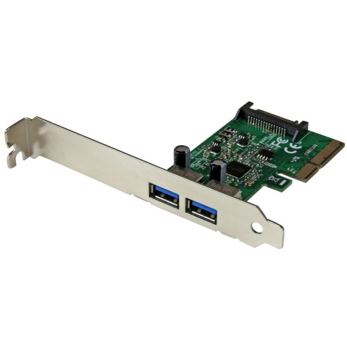 StarTech.com 2-Port USB 3.1 (10Gbps) Card - 2x USB-A - PCIe (PEXUSB312A3)