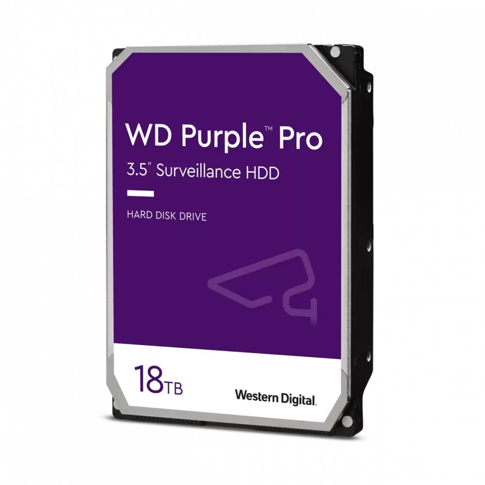 WD Purple Pro 18TB 7200RPM 512MB Cache SATA 6Gb/s 3.5" Surveillance HDD Hard Drive (WD181PURP)