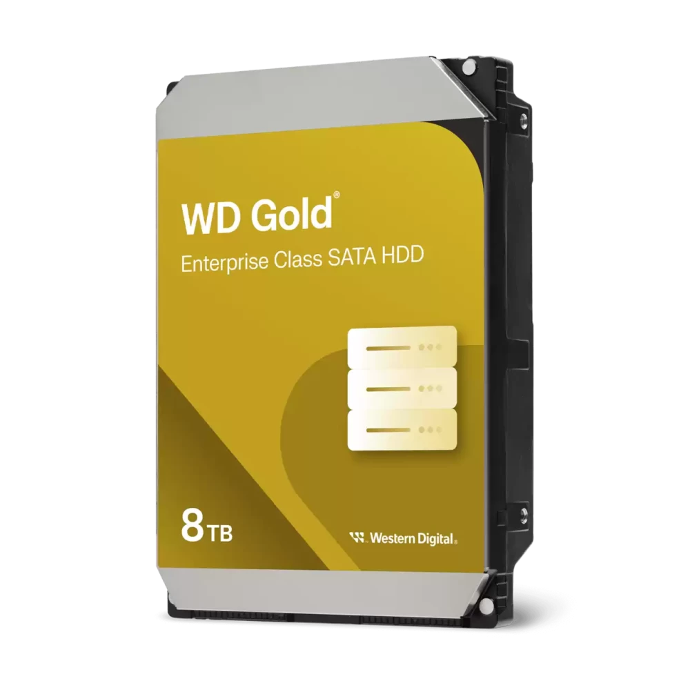 WD Gold 8TB 7200RPM 256MB Cache SATA 6Gb/s 3.5" Enterprise Class HDD Hard Drive (WD8005FRYZ)