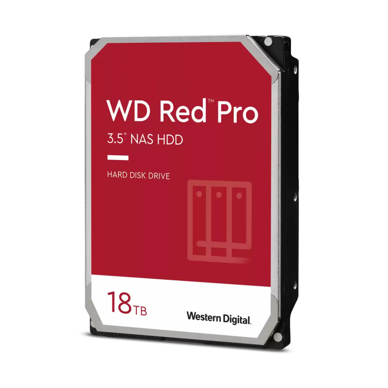 WD Red Pro 18TB 7200RPM 512MB Cache SATA 6Gb/s 3.5" NAS HDD Hard Drive (WD181KFGX)