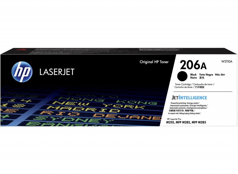 HP 206A Black Original Toner Cartridge (W2110A)
