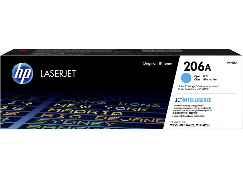 HP 206A Cyan Original Toner Cartridge (W2111A)