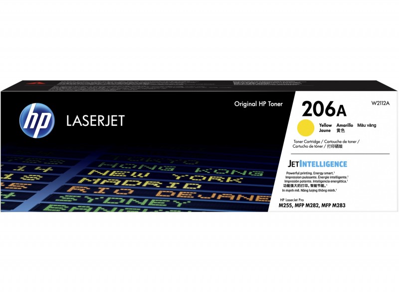 HP 206A Yellow Original Toner Cartridge (W2112A)