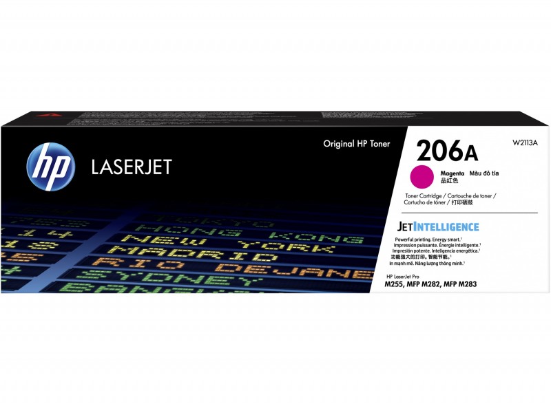HP 206A Magenta Original Toner Cartridge (W2113A)