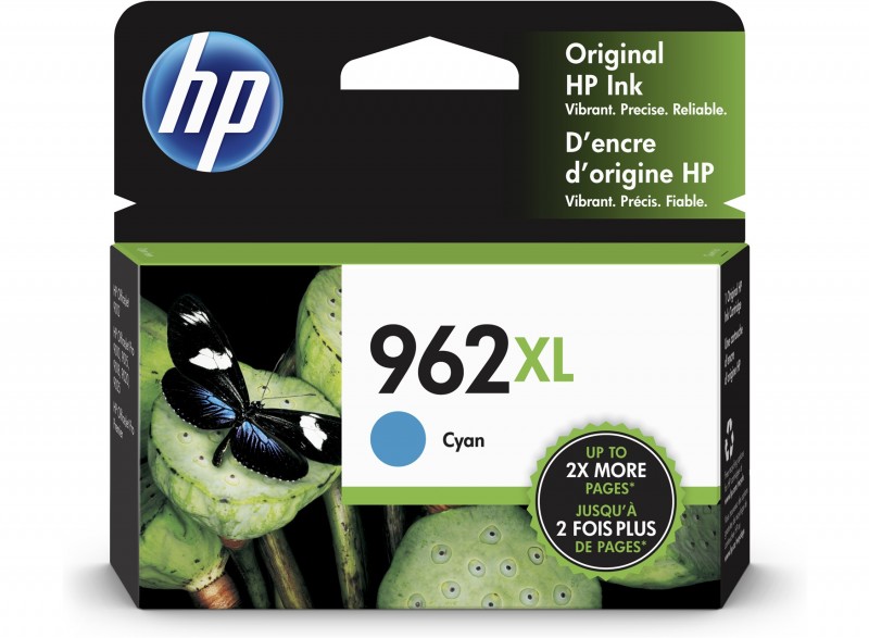 HP 962XL High Yield Cyan Original Ink Cartridge (3JA00AN#140)