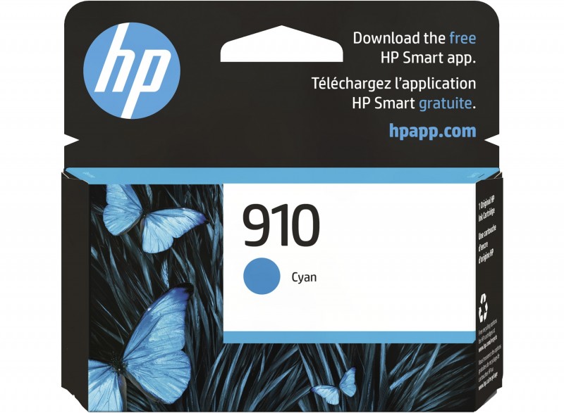 HP 910 Cyan Original Ink Cartridge (3YL58AN#140)