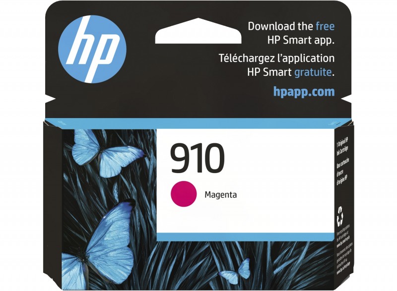 HP 910 Magenta Original Ink Cartridge (3YL59AN#140)