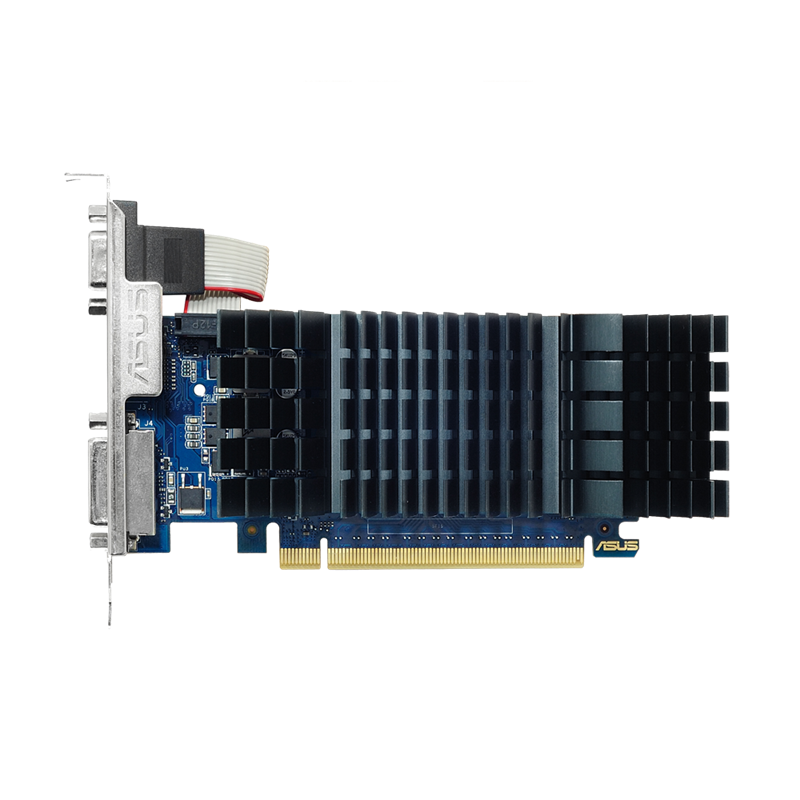 ASUS GeForce GT 730 2GB GDDR5 low profile PCIe x16 1xVGA/1xDVI/1xHDMI Video Card (GT730-SL-2GD5-BRK)