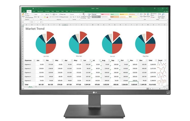 LG 27BK67U-B 27" IPS UHD 4K 3840x2160 IPS 5ms FreeSync, Height Adjustment, Pivot, DP,HDMI,USB-C Monitor